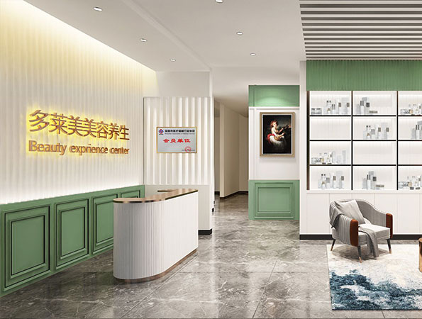 美容養(yǎng)生館裝修設(shè)計(jì)-100平米輕奢風(fēng)美容空間 | 多萊美